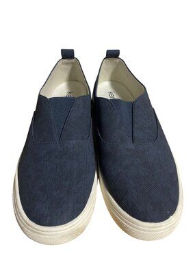 Kensie Salia Sneakers Womens 8.5 M Navy Blue Slip On Casual Shoes